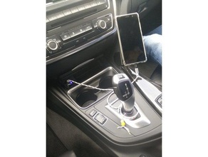 magnetic phone mount bmw 320 2013 f31 vehicles mobile 3d print model - Mito3D