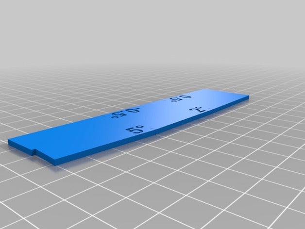 angle template rc glider plane 3D print model - Mito3D
