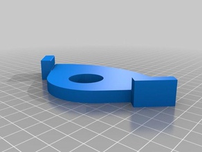 customizable corner radius jig router tools 3d print model - Mito3D