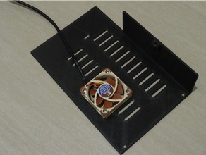capot inf rieur de soutien noctua sur creality ender 3 pro la boîte cape fan 3d print model - Mito3D
