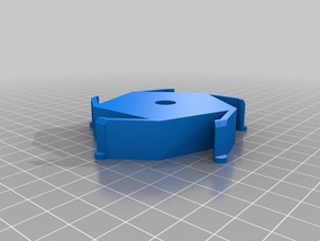 my customized spool hub adapter 3d print model - Mito3D