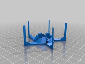 my customized filament spool hub 2 3d print model - Mito3D