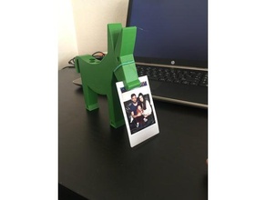 flexy desktop asino office amazingdesign flessibile foto multipart cornice 3d print model - Mito3D