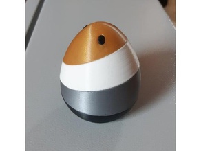 design egg sculptures eggs multi-color multicolor multimaterial player 3d print model - Mito3D