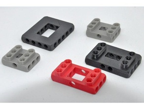 customizable liftarm frame lego construction toys 3d print model - Mito3D