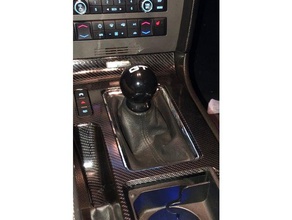 2011 mustang gt manual shift knob polishing rod m12 125 automotive ford shifter 3d print model - Mito3D