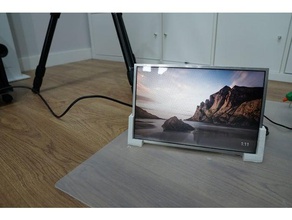 monitor lcd roto portátil ordenador pantalla 3d print model - Mito3D