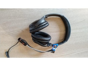 mic-mod bose qc35ii qc35 Kopfhörer headset modmic 3d print model - Mito3D