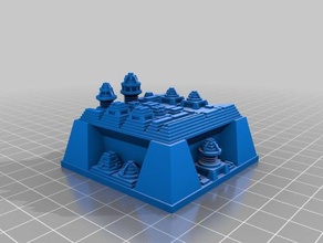 my customized futuristic city builder generator aa art 3d print model - Mito3D