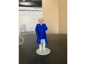 george washington people famous historical 3d print model - Mito3D