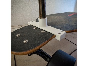 pomelo stick mount balance electric skateboard handle 3d print model - Mito3D