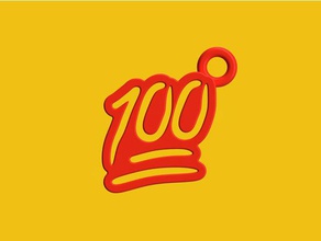 100 emoji keychain emojis 3d print model - Mito3D