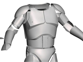 clonetrooper Rüstung star wars Kostüm clone cosplay starwars 3d print model - Mito3D