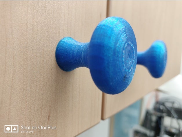 schrankgriff gabinete lidar knop do punho freecad griff alça 3D print model - Mito3D