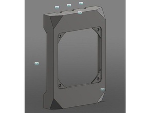 fysetc f6 bear enclosure remix 3d printer accessories v13 heatset insert magnet prusa 3d print model - Mito3D