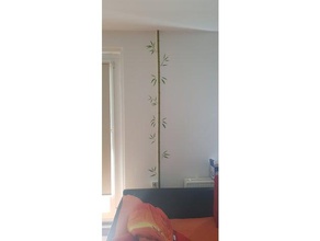 Bambus Dekoration Kunst big Blatt modular pflanze Wand 3d print model - Mito3D