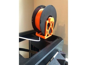filamento de spool rack 3d impressão 1kg titular guia mini a sobrecarga 3d print model - Mito3D