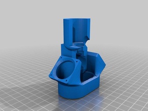 Impresora 3d de la cabeza del soporte enfriador bowden v6 accesorios 3d print model - Mito3D