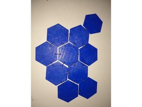 hexagon chainmail parça 3d print model - Mito3D