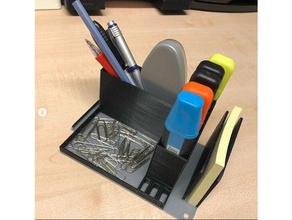 office desk organizer 3d printing organization 3d print model - Mito3D