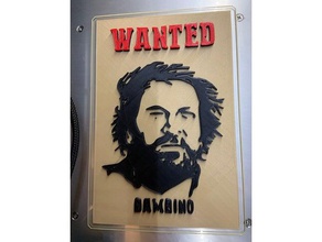 bud spencer bambino trinit wanted poster 3d print model - Mito3D