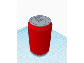 lata refresco 3d impressão 3d print model - Mito3D