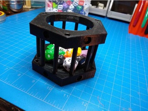 hex tile dice jail gaming tabletop wyrmwood 3d print model - Mito3D