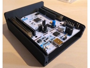 stm32 f4 nucleo casing lid electronics arduino case stm32f4 3d print model - Mito3D