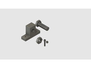 bolt holder nut parts 3d print model - Mito3D