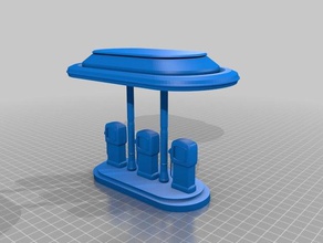 posto de gasolina brinquedos jogos diorama diorama-kit 3d print model - Mito3D