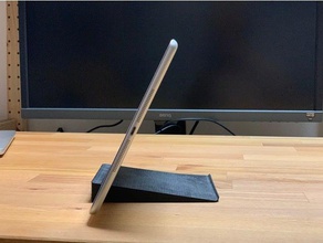 tablet stand ipad air holder 3d print model - Mito3D