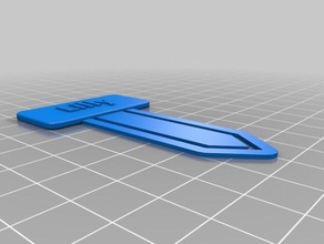 my customized bookmark lilly office 3d print model - Mito3D