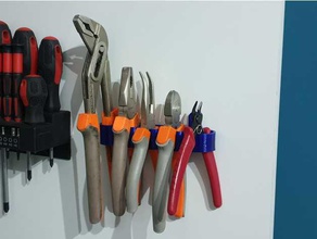 plier wall holder tool holders boxes cabinet mount organization organizer pliers tools xdr4g0nx 3d print model - Mito3D