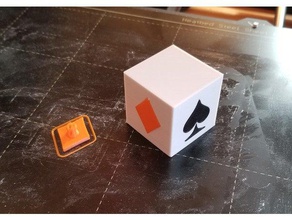 euchre cubo 3d stampa 3d print model - Mito3D