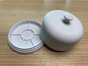 orologiaio strumenti bergeon stile prat polvere vassoio i titolari caselle parte 3d print model - Mito3D