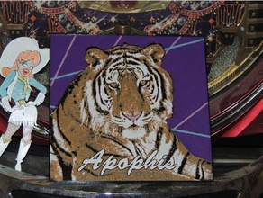 apophis en synchronisation exotiques 2d art insync tiger 3d print model - Mito3D