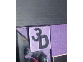 magnético de bloqueio porta suporte 30x2mm neodímio 3d a impressora os acessórios Impressora gabinete ender 3 ikea falta fechadura com cartão 3d print model - Mito3D