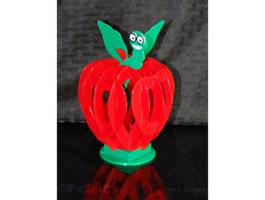 apple pencil holder remixed art 3d print model - Mito3D