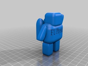 fu physics logo 3d printing 3d print model - Mito3D