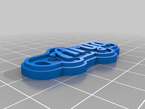 arya gameofthrones tag keychain keychains customized 3d print model - Mito3D