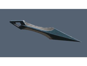 sub zero mk11 coltello da lancio mortal kombat ninja 3d print model - Mito3D