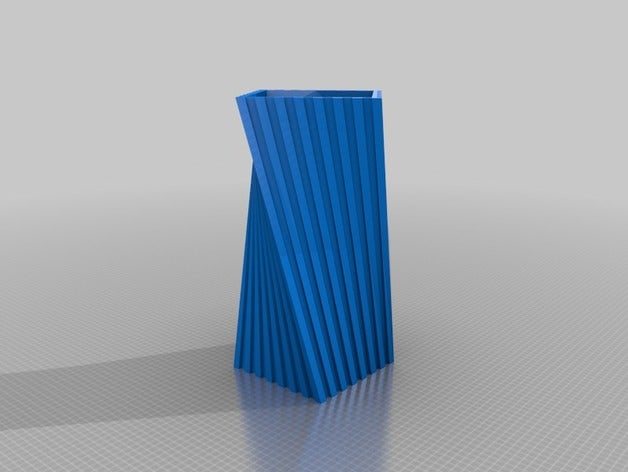 torção do vaso decoração 3D print model - Mito3D