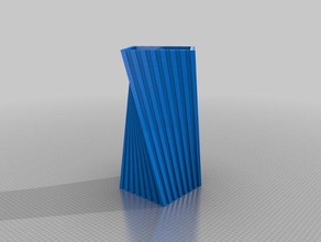 twist vazo dekor 3d print model - Mito3D