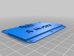 husky tag office personalizzato 3d print model - Mito3D