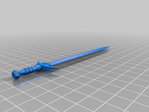 sword zar'roc 3d print model - Mito3D