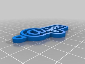aspen keychains customized 3d print model - Mito3D