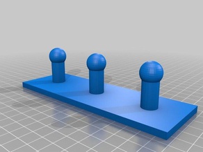 simple key ring holder organization 3d print model - Mito3D