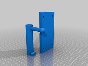spring loaded door stop household supplies 3d print model - Mito3D