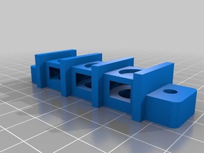 özelleştirilmiş ayarlanabilir terminal bloğu benim 3d print model - Mito3D