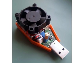 keweisi durumda kutusu 3d baskı yağ dijital voltmetre püskürtücü güç Bankası gösterge usb volt akım 3d print model - Mito3D